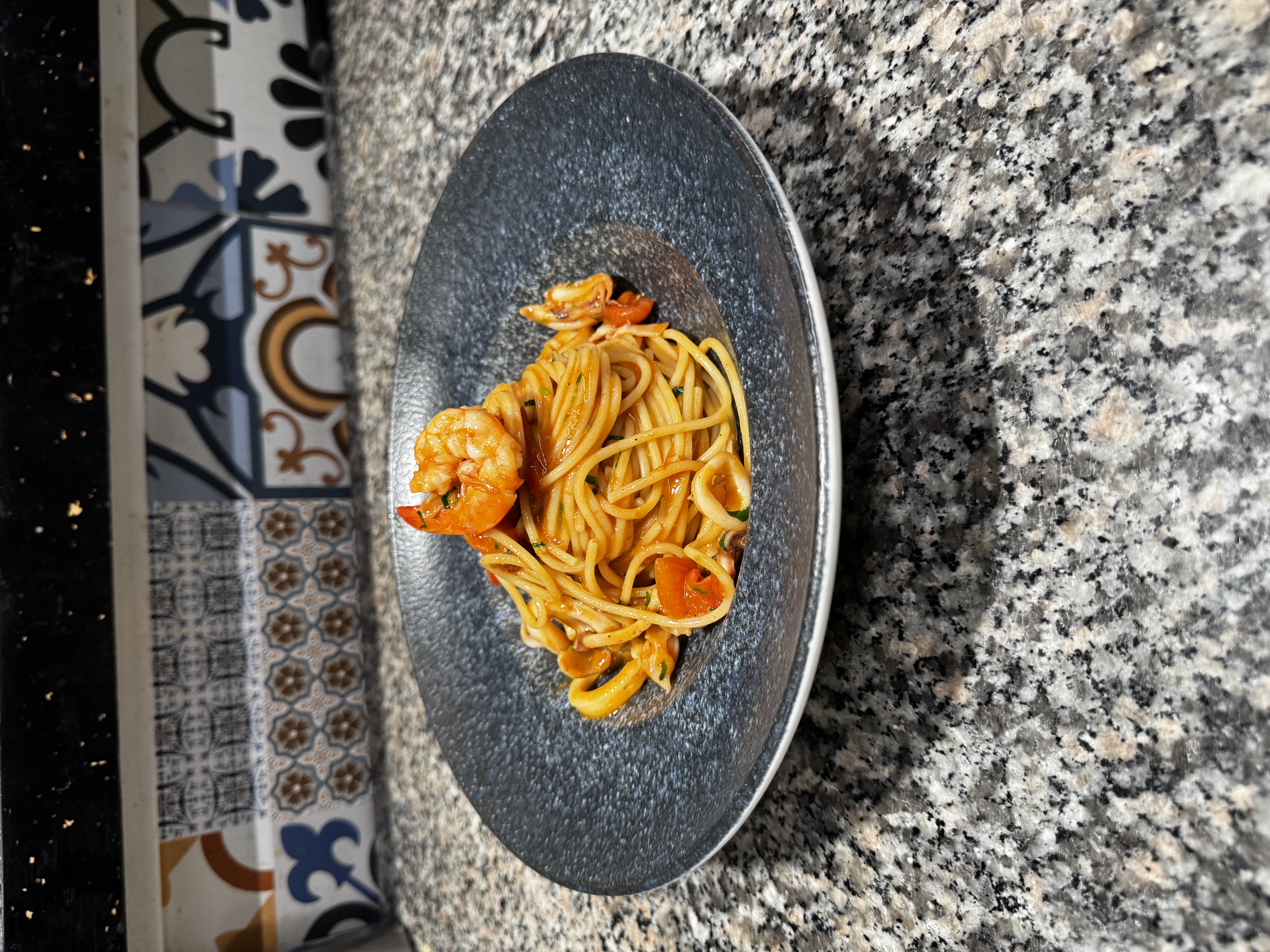 Spageti me Fruta Deti